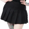 Tripp NYC TRIPP BLACK PLEATED WOVEN SKIRT