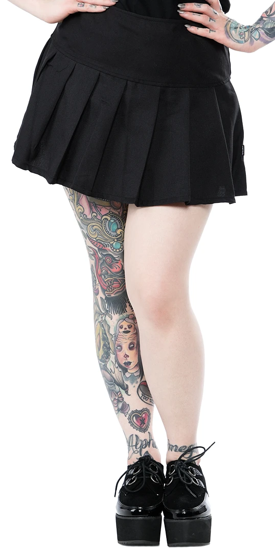 Tripp NYC TRIPP BLACK PLEATED WOVEN SKIRT 4 Tripp NYC TRIPP BLACK PLEATED WOVEN SKIRT