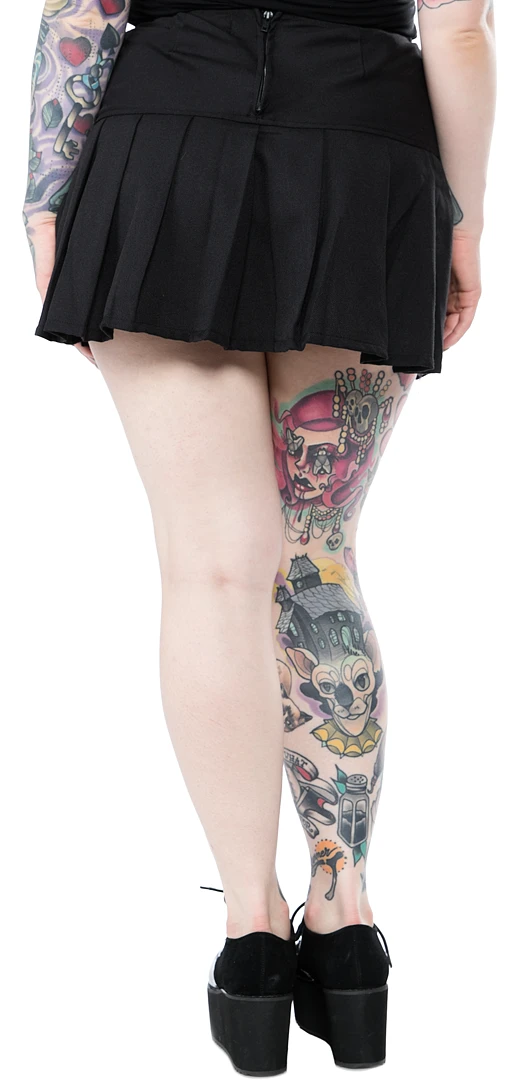 Tripp NYC TRIPP BLACK PLEATED WOVEN SKIRT 5 Tripp NYC TRIPP BLACK PLEATED WOVEN SKIRT