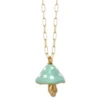 None FANTASY FOREST TURQUOISE MUSHROOM NECKLACE What's New