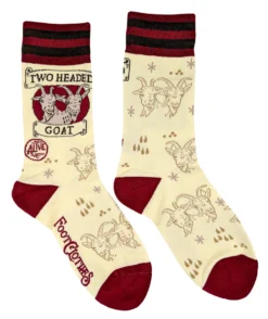 FOOTCLOTHES TWO HEADED GOAT CREW SOCKS Accessories