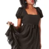SOURPUSS CREAM PUFF DRESS BLACK Shop Sour+Plus