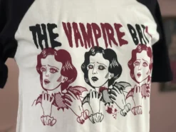 Apparel MISS LADYBUG THE VAMPIRE BAT RAGLAN UNISEX TEE