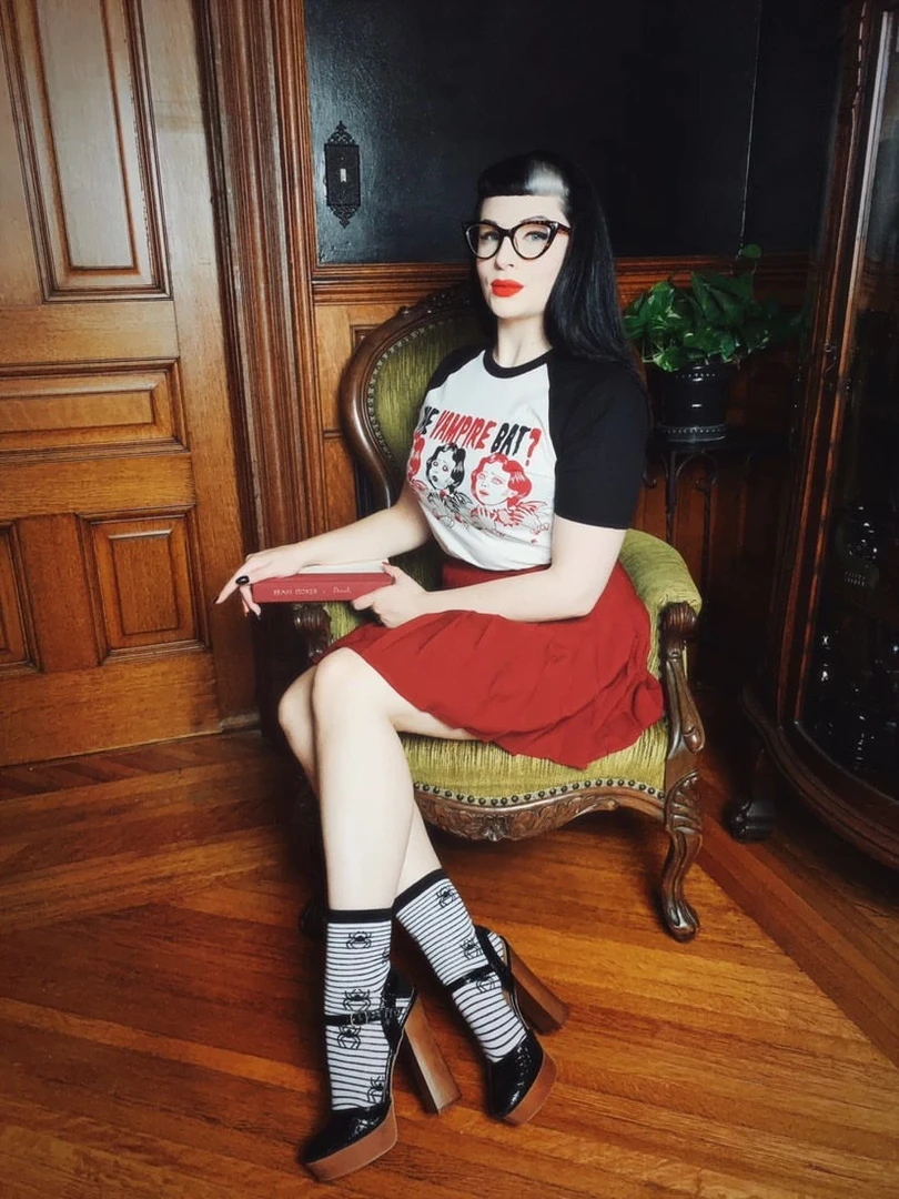 Apparel MISS LADYBUG THE VAMPIRE BAT RAGLAN UNISEX TEE 5 Apparel MISS LADYBUG THE VAMPIRE BAT RAGLAN UNISEX TEE