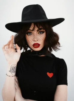 LIVELY GHOSTS VEILED HAT BLACK What's New