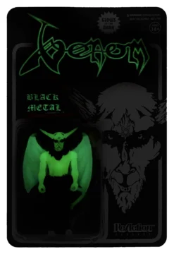 Super7 I'm With The Band REACTION: VENOM BLACK METAL GLOW IN THE DARK FIGURE