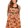 SOURPUSS DIAMONDS VERONICA DRESS ORANGE Shop Sour+Plus