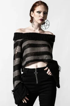 KILLSTAR VISAGE KNIT SWEATER