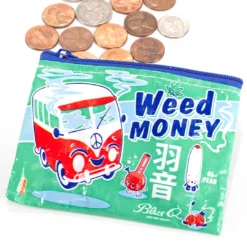 Blue Q WEED MONEY COIN PURSE What's New
