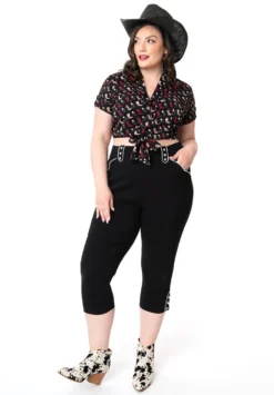 UNIQUE VINTAGE WESTERN CLEMENTINE CAPRIS