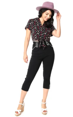 UNIQUE VINTAGE WESTERN CLEMENTINE CAPRIS