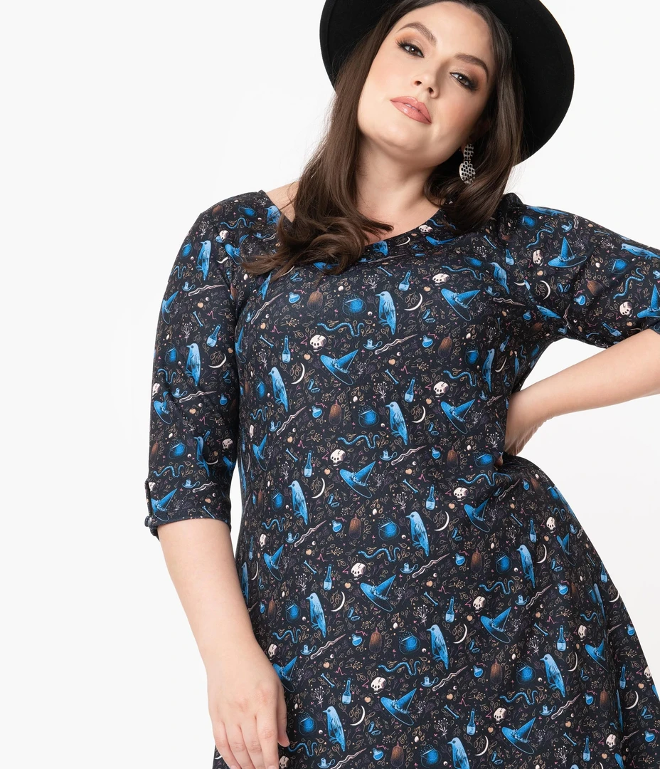 SMAK PARLOUR WITCHY THINGS COSMIC SHIFT DRESS 5 SMAK PARLOUR WITCHY THINGS COSMIC SHIFT DRESS