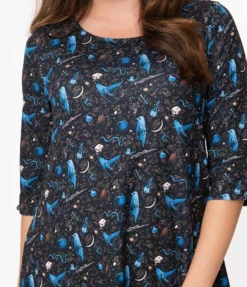 SMAK PARLOUR WITCHY THINGS COSMIC SHIFT DRESS 12 SMAK PARLOUR WITCHY THINGS COSMIC SHIFT DRESS