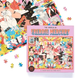 None THE WORLD OF FREDDIE MERCURY PUZZLE I'm With The Band