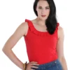 HELL BUNNY YOLANDA TOP RED Shop Sour+Plus 1 HELL BUNNY YOLANDA TOP RED Shop Sour+Plus