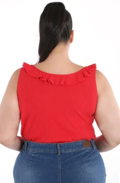 HELL BUNNY YOLANDA TOP RED Shop Sour+Plus